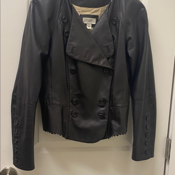 Hoss Intropia Jackets & Blazers - Hoss Intropia womens  leather jacket US Size Small